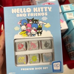 Hello Kitty And Friends - Premium Dice Set - Super Cute! Brand New Sealed